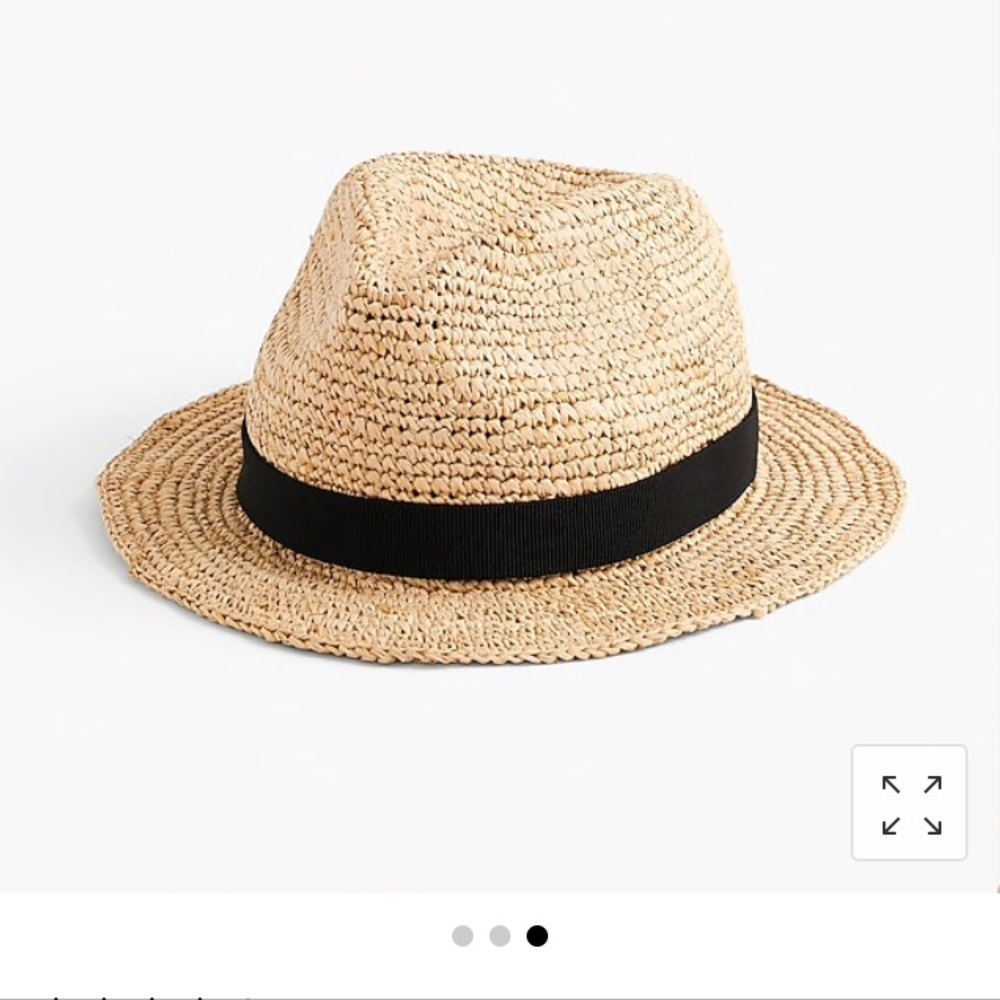 NWT J Crew Packable Straw Hat